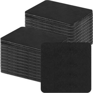 Threlaco 100 Pcs Dermaplaning Blade Wiping Pads on Gloves Dermaplane Razor Wipes Hair Remover for Women Men Face Eyebrows Shaver Dermaplaning Tool Esthetician Supplies, Black