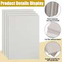 LOTMER 100 Pack Chipboard Sheets, 8.5 x 11 Inch 22PT Heavy Duty Chipboard Sheets for Bookbinding, Kraft Binders Board for DIY Crafts, Book Covers, Boxes