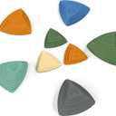 Gentle Monster Stepping Stones for Kids, Set of 6/8/11 PCS for Balance with Non-Slip Bottom - Exercise Coordination and Stability(8PCS Morandi)