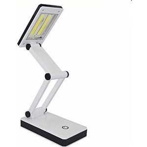 TOMOL [New Version] Super Bright COB LED Portable Desk Lamp Travel Lamp :Foldable, Touch Sensitive Control, 3 Adjustable Brightness Levels, Battery and USB Powered