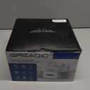 Greadio CD Player Boombox Cassette Player Combo with Bluetooth,AM/FM Radio,Stereo Sound with Remote Control,AUX/USB Drive,Tape Recording,AC/DC Powered,Headphone Jack,LCD Display for Home,Kids,Gift (White)