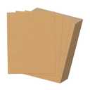 HORLIMER 100 Pack 8.5x11 Chipboard Sheets, Kraft Cardboard for Shipping, Book Binding, DIY Crafts
