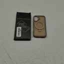 Lufanbis Magnetic for iPhone 16 Case with Ring Stand, [10 FT Drop Protection] [Velvety Touch] Slim Translucent Matte Back Shockproof Phone Case for iPhone 16 6.1'', Bronze