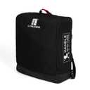 J.L. Childress Compact Travel Stroller Bag for Airplane - Fits Most Compact-Fold Single Baby Strollers, Compatible with UPPAbaby MINU, GB Pockit, Nuna TRVL & More, AirTag Compatible - Black