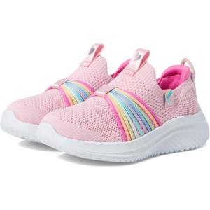 Skechers Girls Ultra Flex 3.0 - Rainbow Speed (10.5 Little Kid, Pink/Multi)