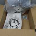 F0510B2944 Attic Ventilation Fan Motor & FB99100 12" Attic Fan Blade Propeller Replacement for Lomanco 2000/1800 Series F0510B2497 A0416B2059 3.4 Amp 1100 RPM 115V 5-Blade 32 Degree for 1/2" Shaft
