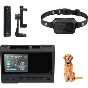 AOZOOM 3-in-1 Wireless Dog Fence System-Training, Safe Zone & Blocker Modes,Waterproof Dog Collar, Dog Electric Fence Wide Remote Range Indoor Outdoor