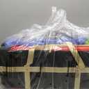 Giant 4 Row Game with Carrying Bag and Mesh Fabric .Giant 4-to-Score Game Set Suitable for Indoor and Outdoor Holiday Parties and Family Gatherings. Blue Red