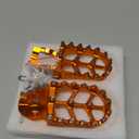 JFG RACING Dirt Bike Foot Pegs CNC Motorcycle Footpegs for 85-530 SX SXF EXC EXCF XC XCF 2016-2023/GASGAS EC300 EC250F 21-24/EC350F 21-23-Orange (102)
