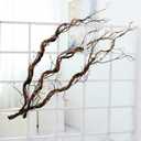 66.9in Flexible Artificial Wall Hanging Plants Tree Trunk Fake Cherry Blossom Branches Wood Twigs Twisted Cane Vine Grape Garland for Wedding Outdoor Garden Home Room Christmas Decoration