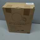 Heated Cat Bed for Indoor Pets  Constant Temperature 100.4-107.6 Donut Cat Heating Pad with Chew Resistant 87 Inch Cord, Washable Cover, Cozy Round Pet Bed for Small Cats Kittens Dogs