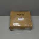 LIFEREVO 2 Pack Fluffy Faux Rabbit Fur Pillow Cases, Luxury Soft Plush Shaggy Bubble Pillowcases Standard Size with Zipper Closure, Furry Fuzzy Long Pillow Shams for Bedroom Living Room 20x26, Black