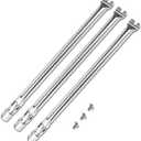 Uniflasy 304 Stainless Steel Grill Burners for Weber 62752, Weber Genesis 300 Series (2011-2016), Genesis E310 E320 E330 S310 S320 S330 Gas Grills with Front Control Knob, Weber Genesis Grill Parts