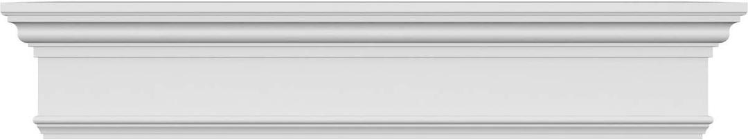 Ekena Millwork CRH07X33 33-Inch Bottom Width x 36 1/2-Inch Top Width x 7 1/4-Inch H x 1-Inch P Crosshead with Trim