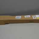 UNISHADES no Drill Cordless Roman Shades for Windows, 35" W 64" H - 100% Blackout - Linen - Mist White