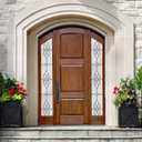 Gila® Lasalle Sidelights Entryway Decorative Window Film DIY Static Cling, 1ft x 6ft (12in x 72in) (6 sq Ft), 6.5 Sq Ft
