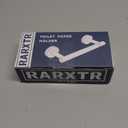 Polished Finish Toilet Paper Holder SUS304 Stainless Steel Double Post Pivoting Toilet Paper Roll Holder Wall Mounted Toilet Tissue Holder for Commercial Bathroom RV (Chrome)