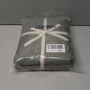 Shilucheng 100% Cotton King Size Duvet Covers - 600 Thread Count, Luxury Sateen Weave Egyptian Cotton Comforter Cover with Zipper Closure & Corner TiesHotel Bedding Duvet Covers 3 Piece (Grey)