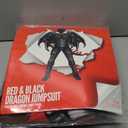 Morph Dragon Costume Adult (2 Colors),Mens Dragon Costume for Adults Jumpsuit Halloween Costumes for Men (X-Large, Black)