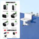 2 Pack Gutter Mount Compatible with eufyCam 2C/2C Pro, 2/2 Pro, 3C/S300, 3/S330,SoloCam S220/C210, 360Rotation Security Bracket with 1/4 Screw Thread(Camera Not Included)
