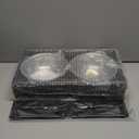 PAKEWAY Elevated Dog Bowls, Spill Proof, Tiltable Dog Feeder with 2 Stainless Steel Bowls, 6 Height Adjustable Raised Bowl (Black)