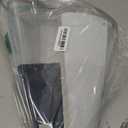 Dog Cone Collar with Snap-on Detachable Soft Liner, Lightweight Transparent Elizabethan Alternative to Stop Licking, for Spay Neuter Surgery Recovery, for Medium Large Small Dogs (Black,2XL)