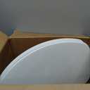 Bemis 170 Durable Plastic Toilet Seat, Elongated, White