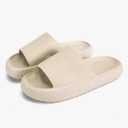 rosyclo Cloud Slippers for Women and Men, Pillow House Slippers Shower Shoes Indoor Slides Bathroom Sandals, Ultimate Comfort, Lightweight, Thick Sole, Non-Slip, Easy to Clean (Size 7.5)
