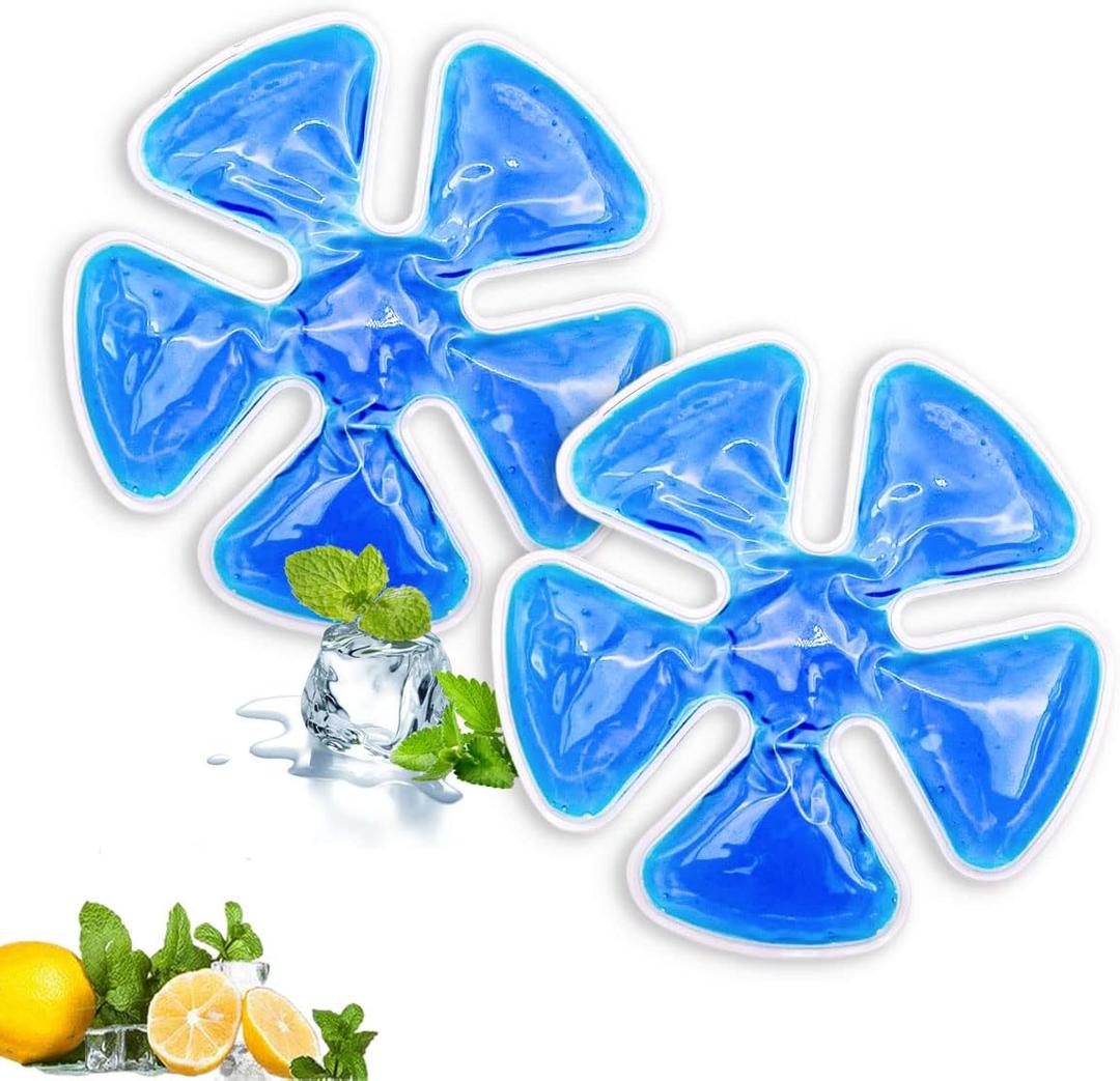 Head Gel Ice Pack, Helmet Ice Pack, Used for Catcher Helmets, Outdoor Sport, Equestrian Riding, Operation On The Head, Relieve Summer Heat and Keep Cool (2 Count)
