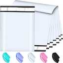 Large Poly Mailers 19x24 Inch 100 Pack, Shipping Bags for Clothing with Self-Sealing Tear-Resistant, Waterproof Poly Bags, Mailing Envelopes for Small Business (White)