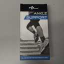 ABIRAM Ankle Brace for Women & Men, Compression Sleeve with Wrap, Foot Support Sleeve, Ankle Support for Sprained Ankle, Plantar Fasciitis Relief Socks, Achilles Tendonitis, Sport, Small (Black)