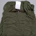 PRETTYGARDEN Cocktail Dresses for Women 2026 Summer Off Shoulder Bodycon Mini Graduation Party Spring Wedding Guest Dress (Small, Army Green)