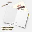 Funny Birthday Card for Him Her, Gag Discount Tag Design, Unique Holiday Birthday Gift for Friends Family Coworker, Sarcastic December & January Bday Card, Christmas Promotion Gift