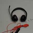 USB Headset with Microphone for PC, On-Ear Computer Laptop Headphones with Noise Cancelling Microphone in-line Control for Home Office Online Class Skype Zoom (USB+3.5mm, Black)