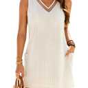 Blooming Jelly Women Swim Cover Ups Beach Dresses Vacation Cruise Swimsuit (XL)