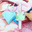 Electric Diamond Painting Pen Replacement Filter, Dustproof Filter for Vacuum Diamond Art Pen, Diamond Art Supplies (6Pcs Green+Clear)