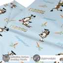 Mens Pajama Pants Soft Lightweight Lounge Sleep Pants, PJ Bottoms with Two Pockets (Blue)