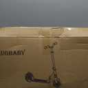 Scooter for Kids, Lightweight Foldable Kick Scooter, 4-Level Adjustable Handlebar, 8-Inch Large Wheels with Shock Absorption, for Ages 6 and Up (Light Pink)