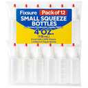 FIXSURE Plastic Squeeze Bottles with Red Tip Cap, 4 Oz Squirt Bottle For Ketchup, BBQ, Sauces, Syrup, Condiments, Oil, Pancake, Cookie Decorating, Dressings, Travel, Camping, Lab, Arts and Crafts (2)