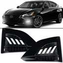 LED Front Bumper Fog Light Kit for Nissan Altima 2023 2024 2025 Functions as White DRL Daytime Running Lights & Amber Turn Signals Light | Replacement for bumper fog light kit 2-Piece