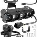 LED Headlight Kit Dirt Bike Light Bar Compatible with Talaria Sting R MX4 Sur-Ron Segway X260, Front Headlamp Supports High and Low Beams With Mounting Bracket and Switch Wiring Harness