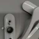 National Hardware N262-196 V1320 Lever Latch in White,1-3/4"