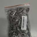 JIUNENG 50Pcs 25mm Stainless Steel Wire Wheel Brush Sets T-Type with 1/8 Inch Shank Polishing Wheels Rotary Tool for Cleaning,Deburring and Surface-Finishing