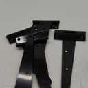 T-Strap Shed Hinge Gate Strap Heavy Duty Hinge Door Barn Gates Hinges (6, 10 inch)