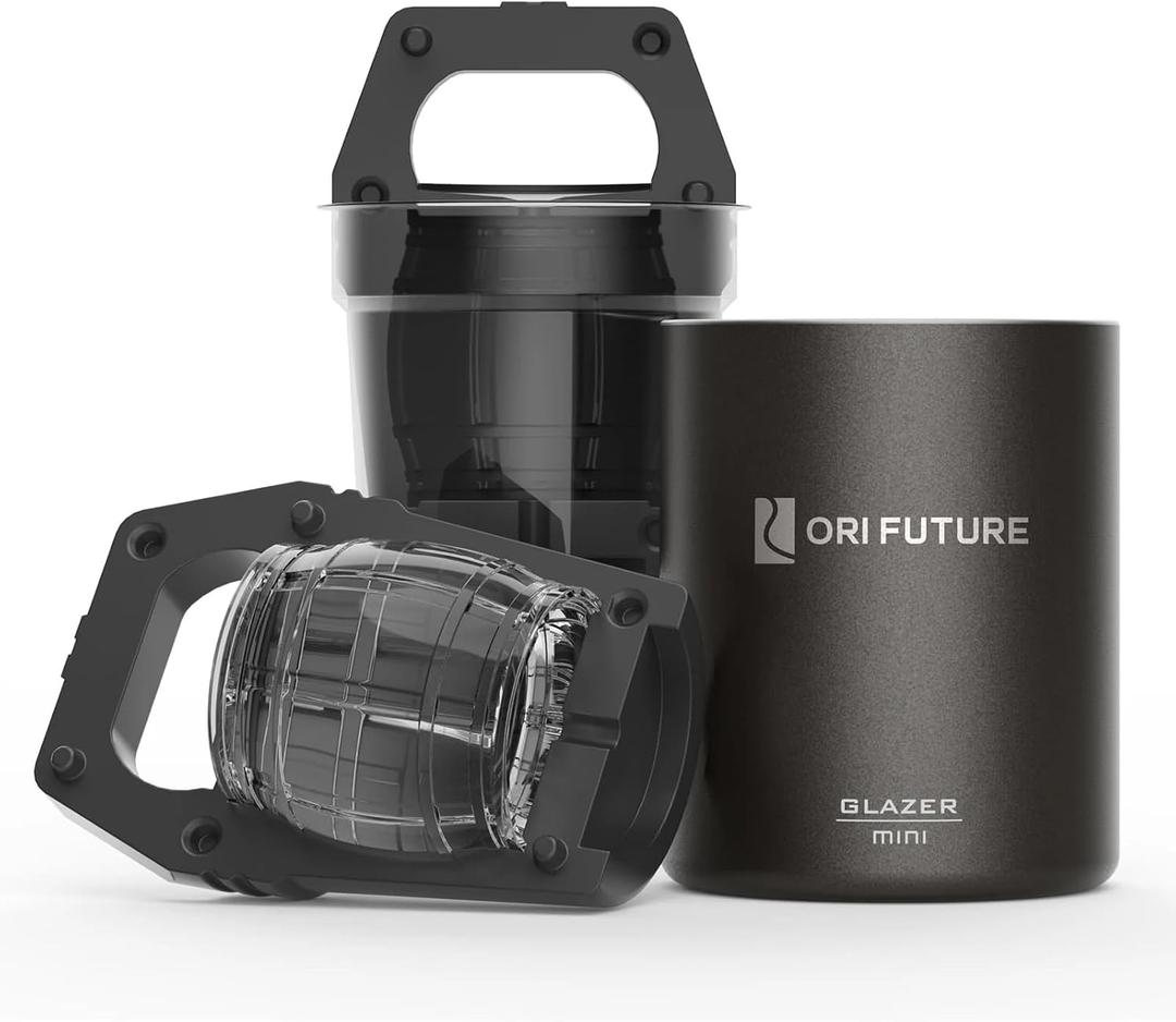 GLAZER mini, Clear Barrel Ice Mold for Whiskey