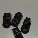 XSY&G Dog Boots,Waterproof Dog Shoes,Dog Booties with Reflective Rugged Anti-Slip Sole and Skid-Proof,Outdoor Dog Shoes for Medium to Large Dogs 4Pcs-Size6