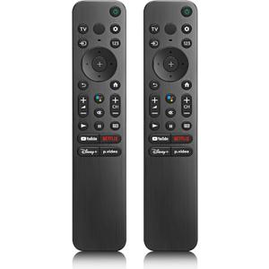 Pack of 2 Universal for All Sony-TV-Remote, Replacement Remote Control Compatible with All Sony Bravia Smart TV, LED OLED Series TVs- No Programming