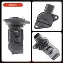 MAF Mass Air Flow Sensor 22204-75040 for Toyota Highlander Camry Corolla Tacoma Sienna RAV4 C-HR Avalon Mirai 2016-2021, Lexus ES250 ES300h ES350 UX200 UX250h RX350 2015-2021