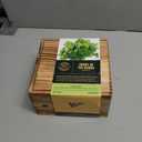 Indoor Herb Garden Starter Kit - Heirloom, Non-GMO Herb Seeds - Basil Thyme Parsley Cilantro Seed, Potting Soil, Pots, Scissors - DIY Grow Kits for Growing Herbs Indoors, Kitchen, Balcony, Window Sill (EXP 12/31/26)