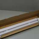 LOTUS & WINDOWARE Cordless Mini Blind, 1" Vinyl Slats, 22" Wide x 36" Long - White, Window Blinds for Home and Office, Interior Door Blinds - Light Filtering